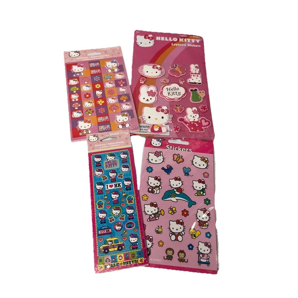 Hello Kitty Sticker Lot 2004, 2006, 2010 Sanrio
